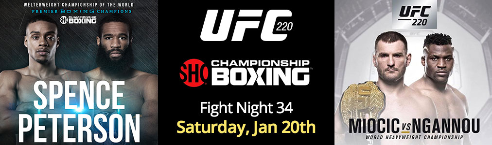 Fight Night 34 - Jan 20th